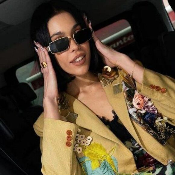 Versace VE2257 100287 Sunglasses Gold Dark Grey Metal Pilot Unisex - Picture 7 of 14